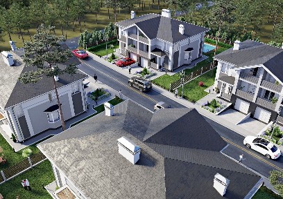 Дуплексы «NEW Cottage Residence 2»