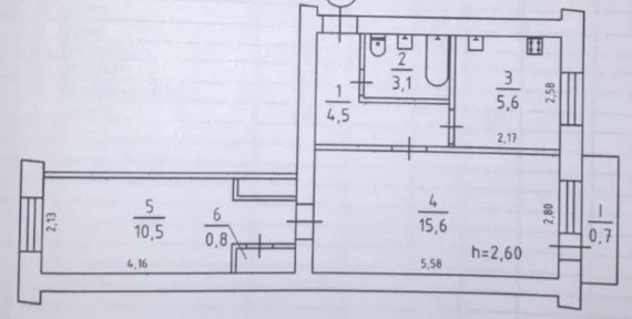 Продаж 2-кімнатної квартири 41 м², Сергія Колачевського вул.