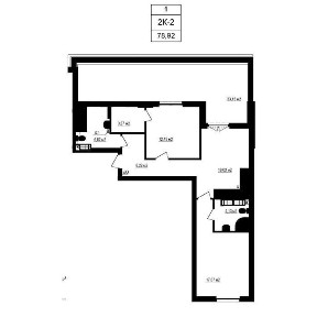 Велика 2К квартира в новому ЖК у 300 м від Києва. Є розтермінування