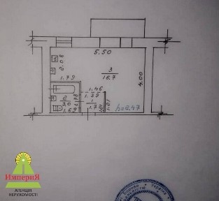 Продажа 1-комнатной квартиры 22 м², Фастовская ул., 21Б