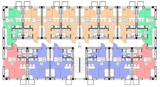 Квартира на 27,7 м2 у КБ 