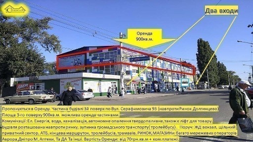 900кв. м ремонт,. опалення твердопаливне поруч Залізничний вокзал