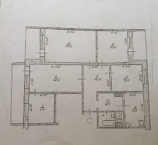Продажа, 5комн. квартира на левом берегу, 5мкр