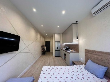 Пространство на Маячном 1-к квартира на пляже 27 кв м с новым ремонтом