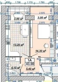 Продаж 1к квартири в готовому будинку