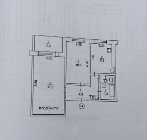 Продаж 2 кімн. Бульвар маршала Василевського 17!