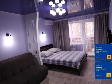 1 комн. посуточно от 2 сут. 850грн пл. Пушкина (пр. Соборный)