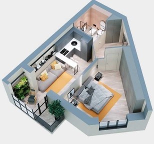 Квартира в ЖК <a href='/newbuilding/7589/view/zk-comfort-city'>Comfort City</a> Е-оселя, ОБМЕН