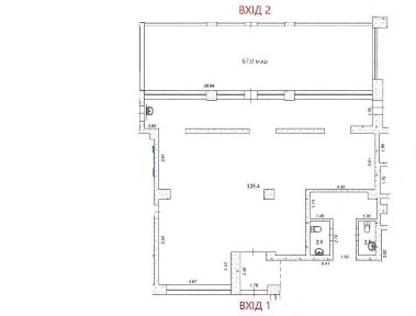 Оренда приміщення 127 м. кв.