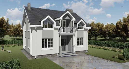 Новозбудований елітний особняк