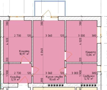 Двух кімнатна квартира. Сторожинець