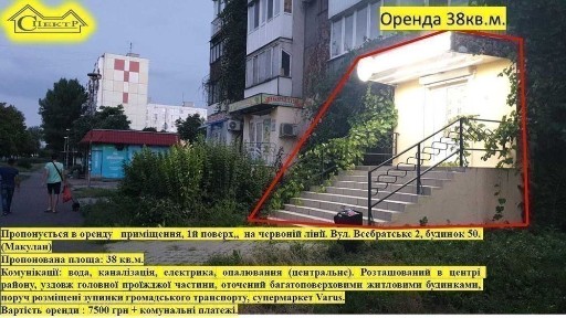 Макулан 38 кв. м. Червона лінія