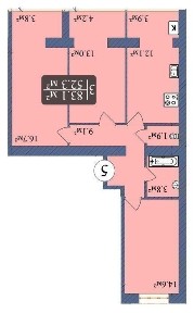 3кім. 85,1м2.* 21500грн БЕЗ ДОПЛАТ Розтермінування 