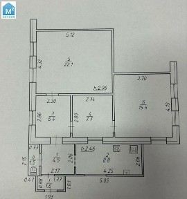 Продам 4 кімнатну квартиру на землі на Псільській.