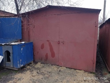 Металевий гараж, СКЛАД (під охороною, на закритій території)