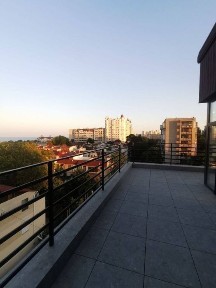 2х комн с террасой 45 кв. м Вид на море. Ремонт. Мебель.