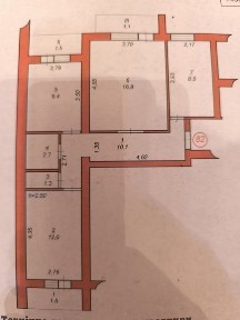 Продам трьох кімнатну квартиру в курорті Моршин 70м2 7 пов