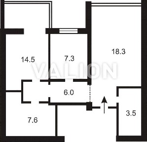 Продажа 2-комнатной квартиры 57 м², Лесная ул., 10