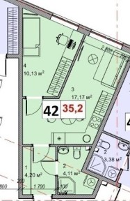 Продам квартиру за 13400 у. е