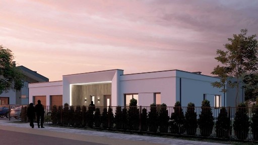 Сучасний одноповерховий будинок