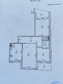 Продам 3к квартира Вечерний от собственника