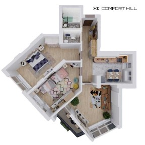 Продаж 3 кім. квартири 101,1 м. кв від ЗАБУДОВНИКА ЖК Comfort Hill