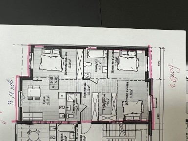 Без% Продаж трикімнатної квартири, <a href='/newbuilding/8388/view/zk-plaza-kvartal'>Plaza Kvartal</a> 3, Чабани, РОЗСТРОЧКА