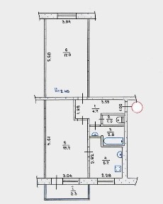 Продаємо затишну двокімнатну квартиру на Першій дільниці