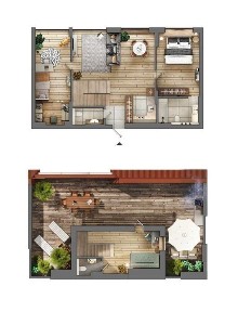 3кім просторий 2-рівневий ПЕНТХАУС 122,1 м. кв. в ЖК <a href='/newbuilding/4741/view/zk-7a'>7'я</a> з документами