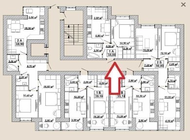 Гарна 1кім. квартира в ЖК Княгинин. Центр. Галицька.