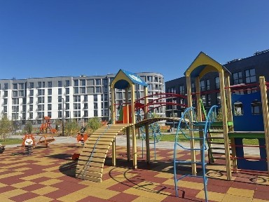 ЖК Сіті Парк, квартира з терасою в зданій секції