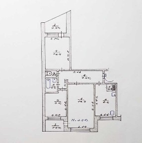 Продам трёхкомнатную квартиру.