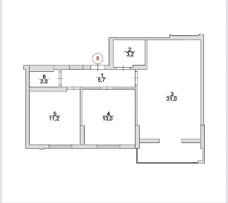 Продаж двокімнатної квартири ЖК Егоїст!