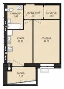 Продам Однокімнатну в Центрі, з Автономним Опаленням