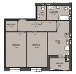 Продам Двокімнатну Квартиру в Центрі - Новобудова