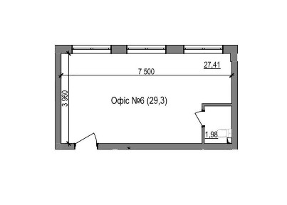 Продаж комерційного приміщення від забудовника 29,3 м², Брюховичі