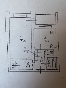 5 Заречный, 1 комнатная квартира
