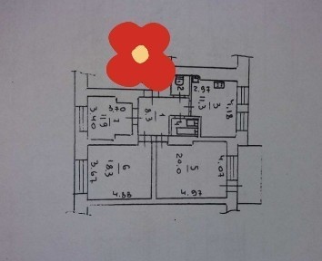 Продам 3х кімнатну квартиру в р-ні Металургів.