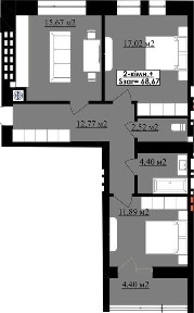 Продаж 2 к з можливістю розтермінування