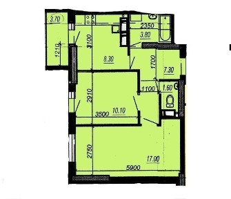 Продам 2-х комнатную квартиру в центре Одессы. Рассрочка