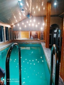 Аренда дома посуточно Дорогожичи до 50 чел, сп/мест 28, бассейн, баня