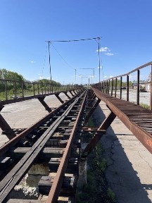 Промислова база Звягель із ЖД колією