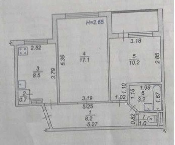 Європейська 33, 53 метра. Вишневе! Центр!