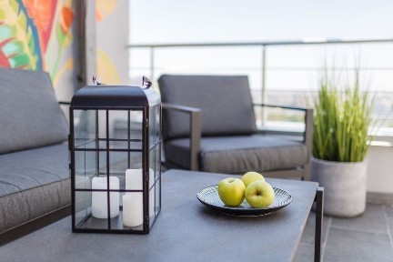 ЖК Гагарин Плаза, квартира студия, террасса, вид на море, 23 этаж