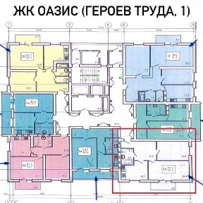 Эксклюзив! ЖК Оазис, 2 из. кв. ДОМ СДАН, лучшая планировка!