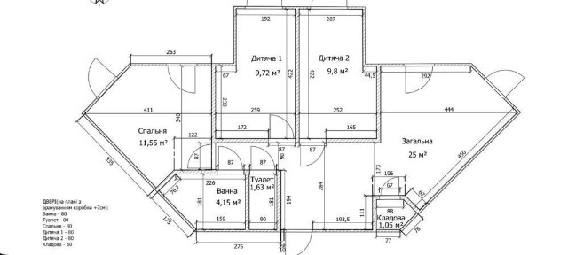 Квартира 64 кв м вул Козацька з двома балконами Самбір