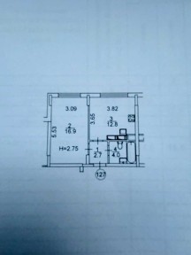 Однокімнатна квартира в ЖК 