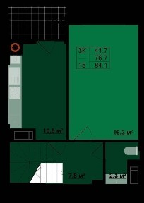 3-кімнатна квартира в центрі за ціною 2-кімнатної!