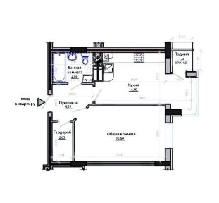 Продаж 1к квартири у сучасному комплексі ЖК Фаворит