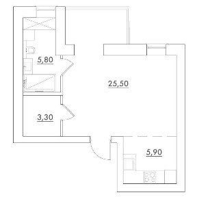 Студія 40 м2 з великою лоджією з панорамою, будинок 2024р Desna Park